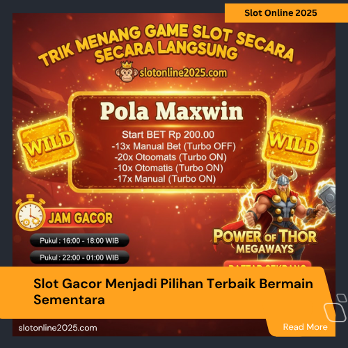 Bocoran Slot Online Terbaru yang Bikin Kamu Ketagihan!